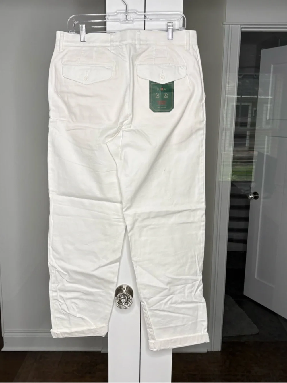 NWT J. Crew Classic Chino Pant White